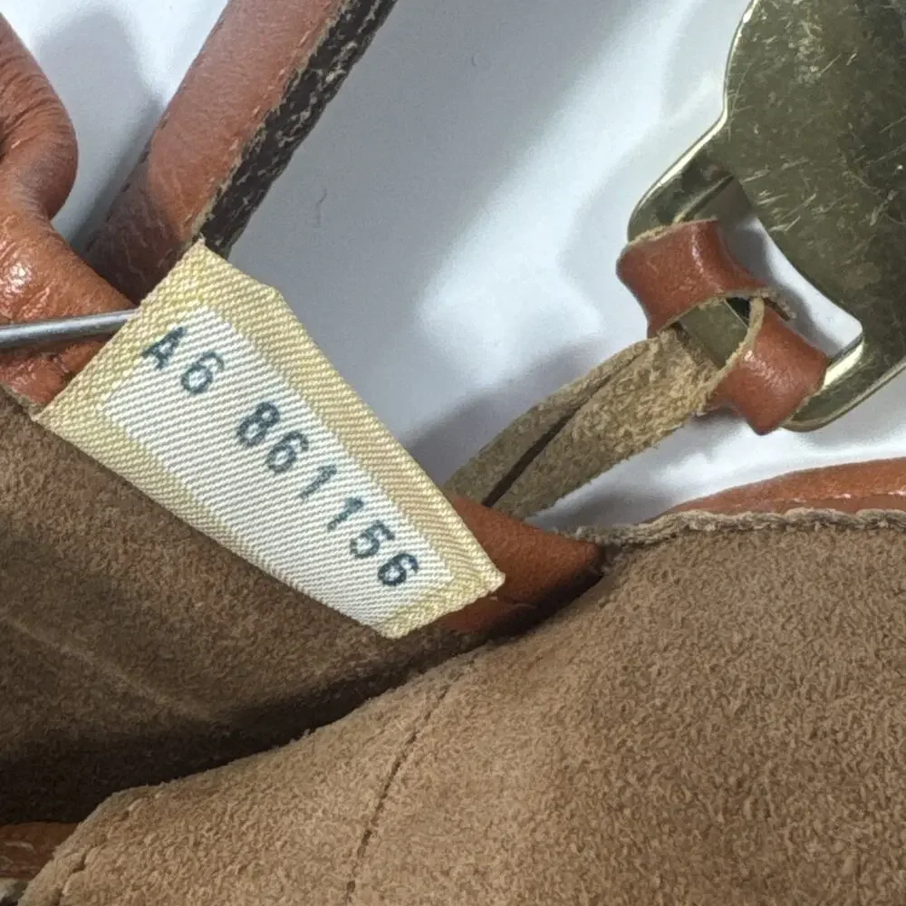 Dooney & Bourke Leather Messenger Surrey Cross Body Bag Brown
